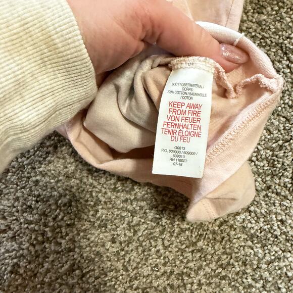 MINI BODEN Girls Bear Applique Long Sleeve Peach 7-8 Years Old - Picture 6 of 6